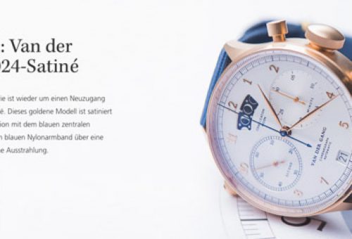 Van der Gang Watches | website vertaling