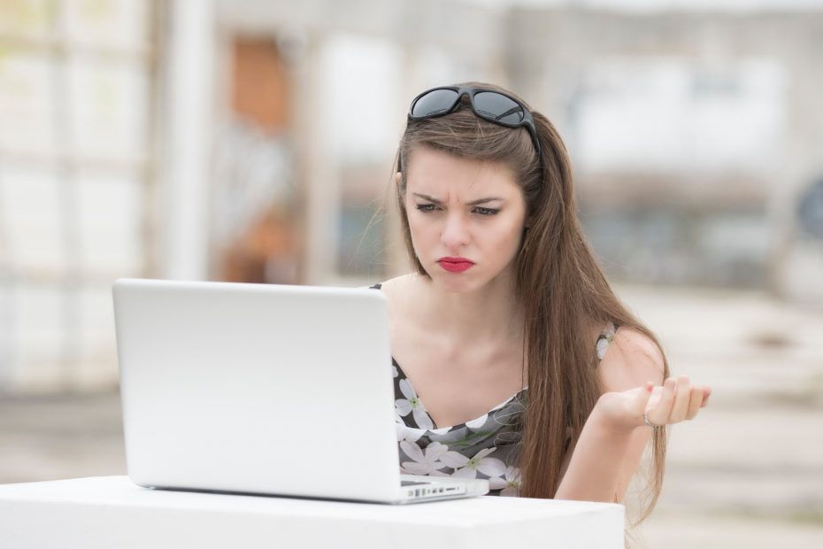 Frustration because the website is not available in your language
