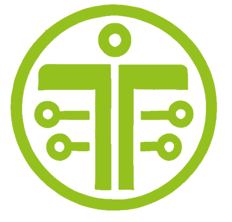 Groen AI-poppetje als symbool voor duurzame en efficiënte vertaaltechnologie | AI-vertalingen